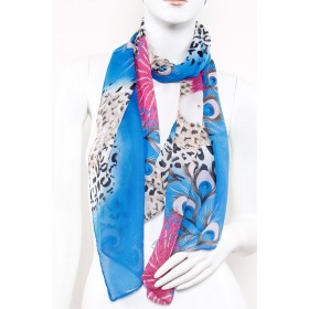 Soft Silk Printed Scarf C42